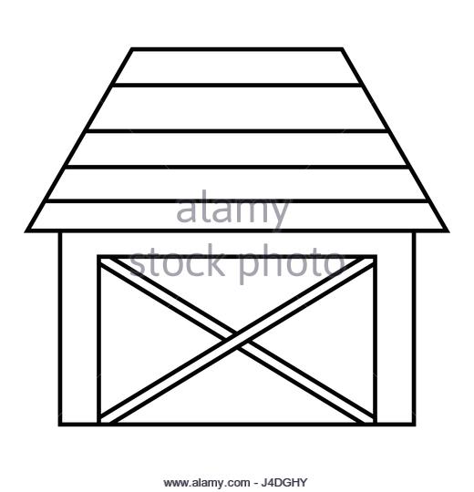 barn outline Ranch icon outline style s  jpg
