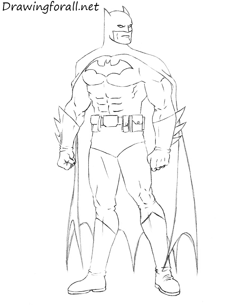 batman outline How to draw batman step by jpg