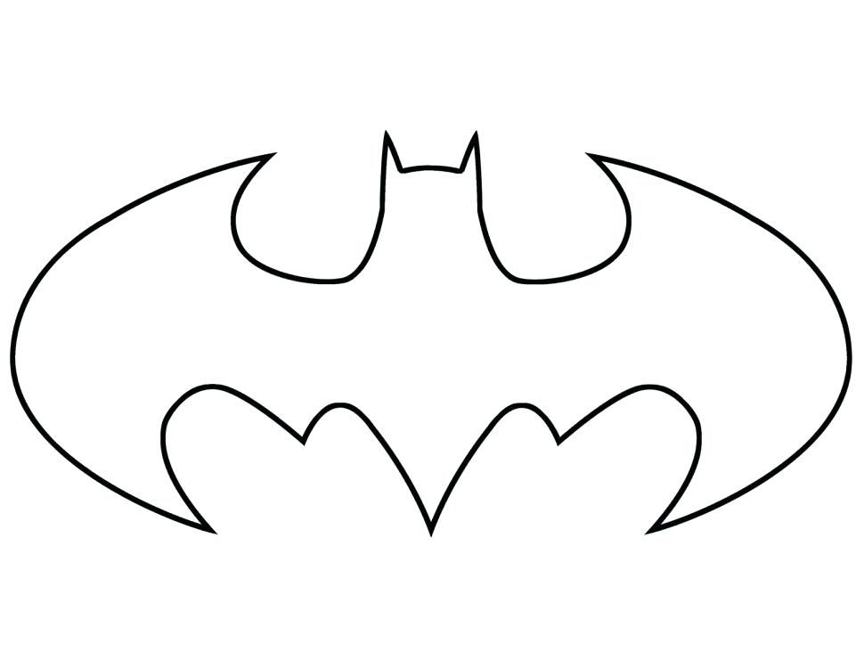 batman outline Batman logo coloring page outline adult superheroes jpg 2