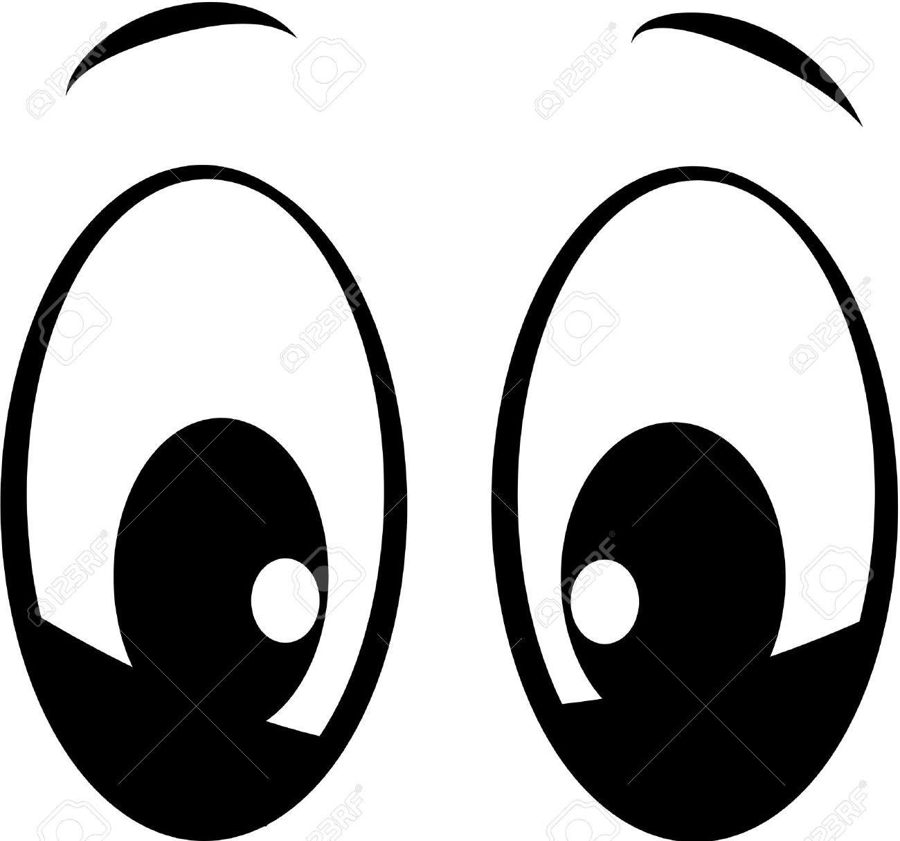 Big cartoon eyes clip art jpg - Clipartix