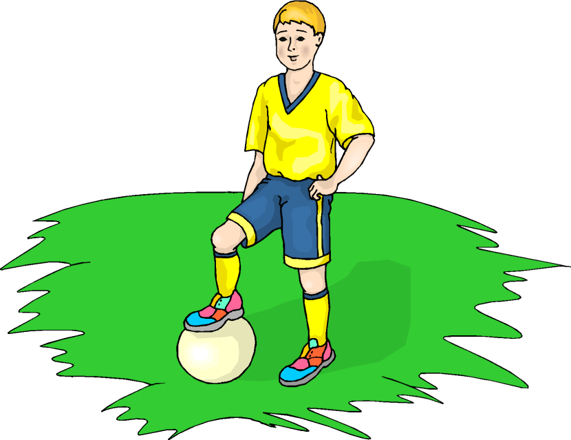 boy playing Playing football clipart png