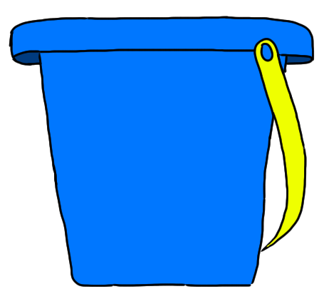 Water bucket cliparts png
