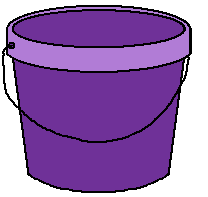Purple clipart bucket pencil and in color purple png