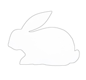 Free Bunny Outline Pictures - Clipartix