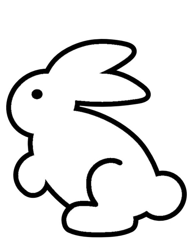 Bunny Outline Free Download On Jpg 2 Clipartix