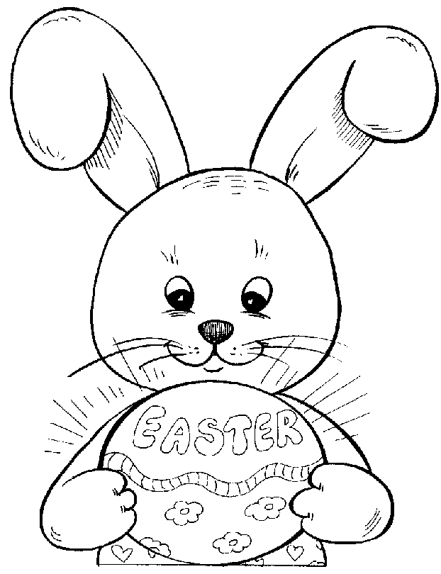 Easter bunny outline many interesting cliparts gif