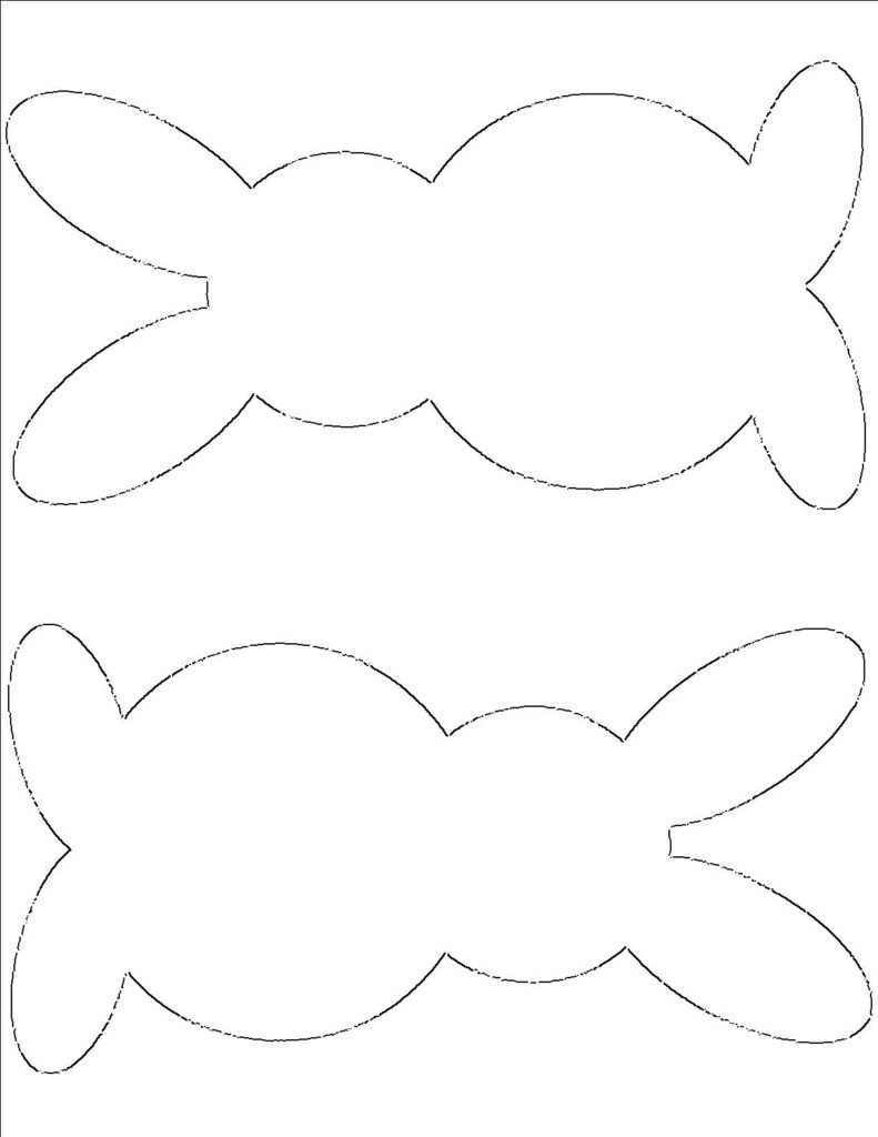Free Bunny Outline Pictures Clipartix