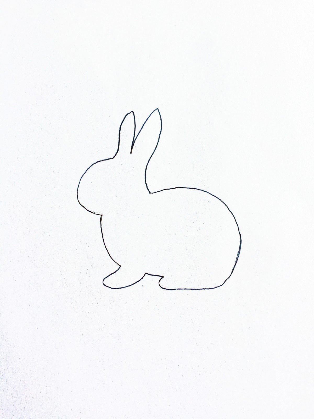 Great bunny outline template ideas resume jpg