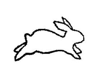 Bunny outline clipart jpg 2