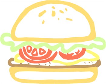 Free burger abstract clipart graphics images and jpg