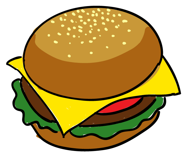 Hamburger cliparts draw png
