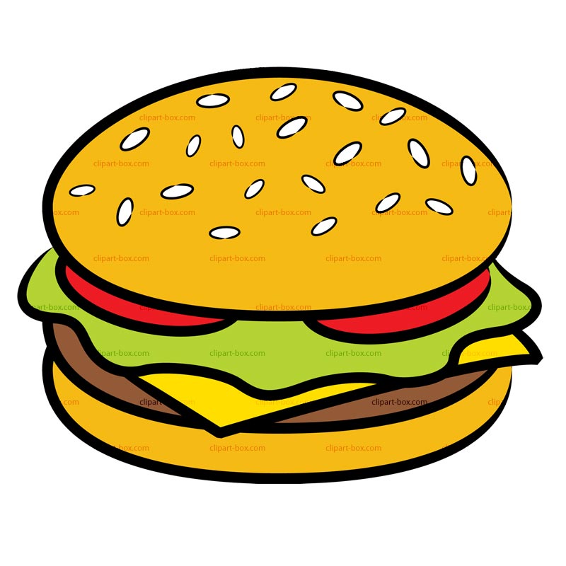 Burger clipart coloring pages to print jpg