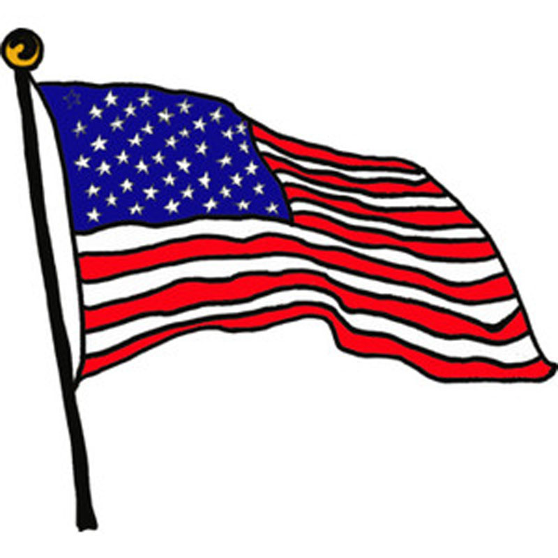 Free Cartoon American Flag Pictures - Clipartix