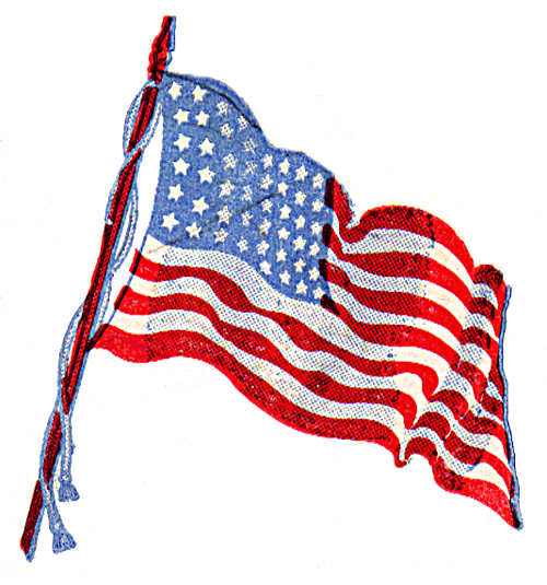 Cartoon american flag free download clip art jpg