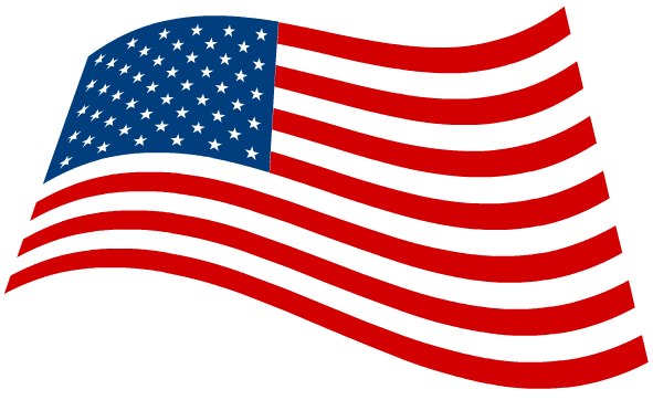 Cartoon american flag free download clip art png