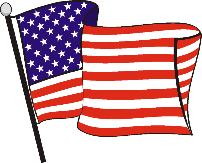 cartoon american flag American flag free images download clip art gif