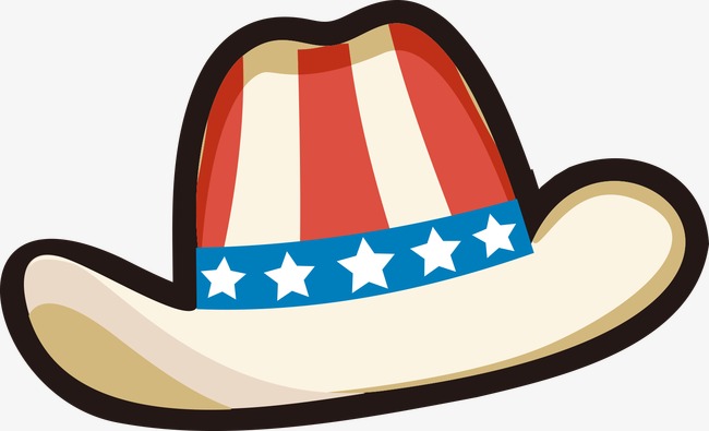 Cartoon american flag cowboy hat flag cowboy hat jpg