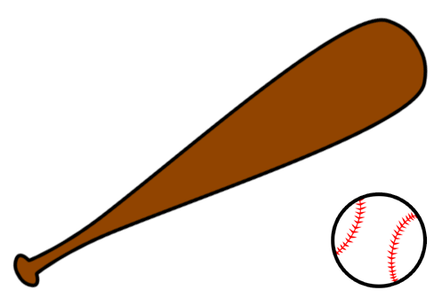 Cartoon baseball bat share sports info clip art library gif