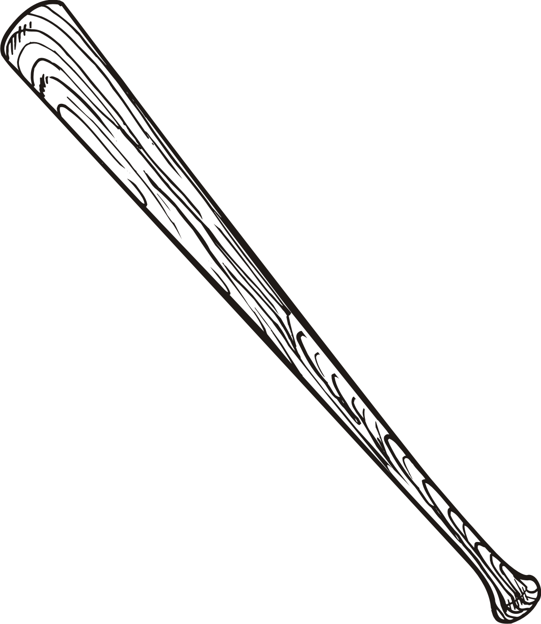 Cartoon Baseball Bat Trends For Baseball Bat Coloring Page Clip Art 