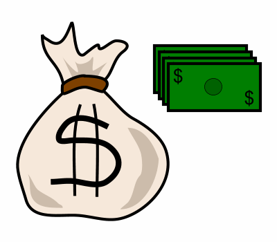 Drawing cartoon money gif