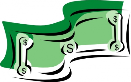 cartoon money Stylized dollar bill money clip art vector free images jpg