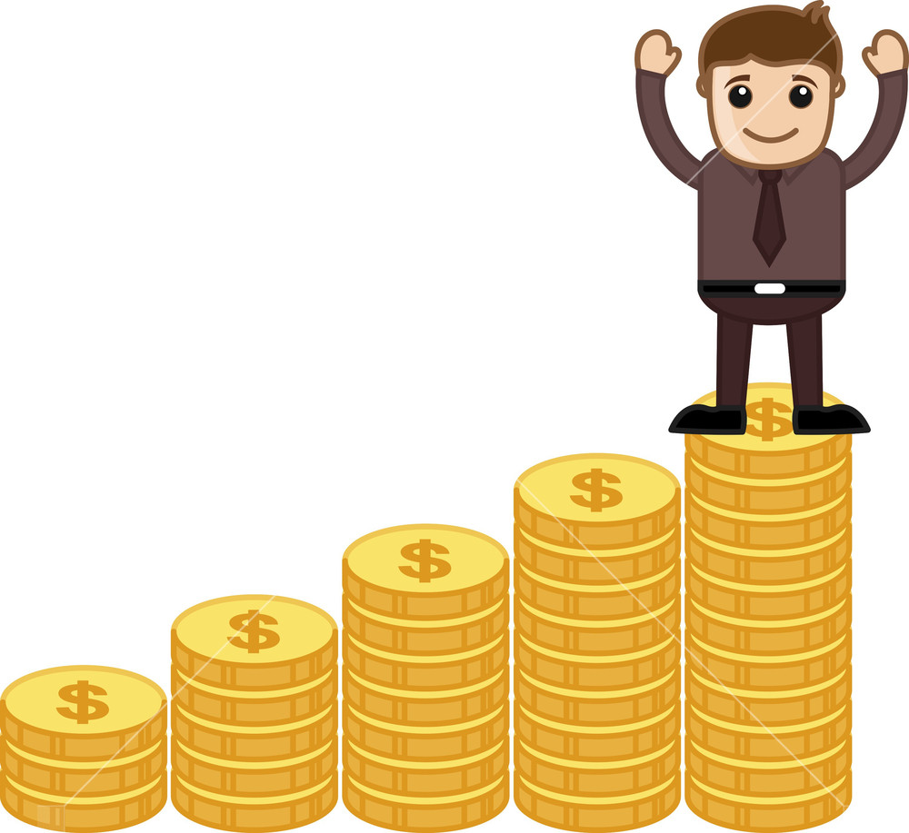 cartoon money Money maker concept vector character cartoon illustration jpg