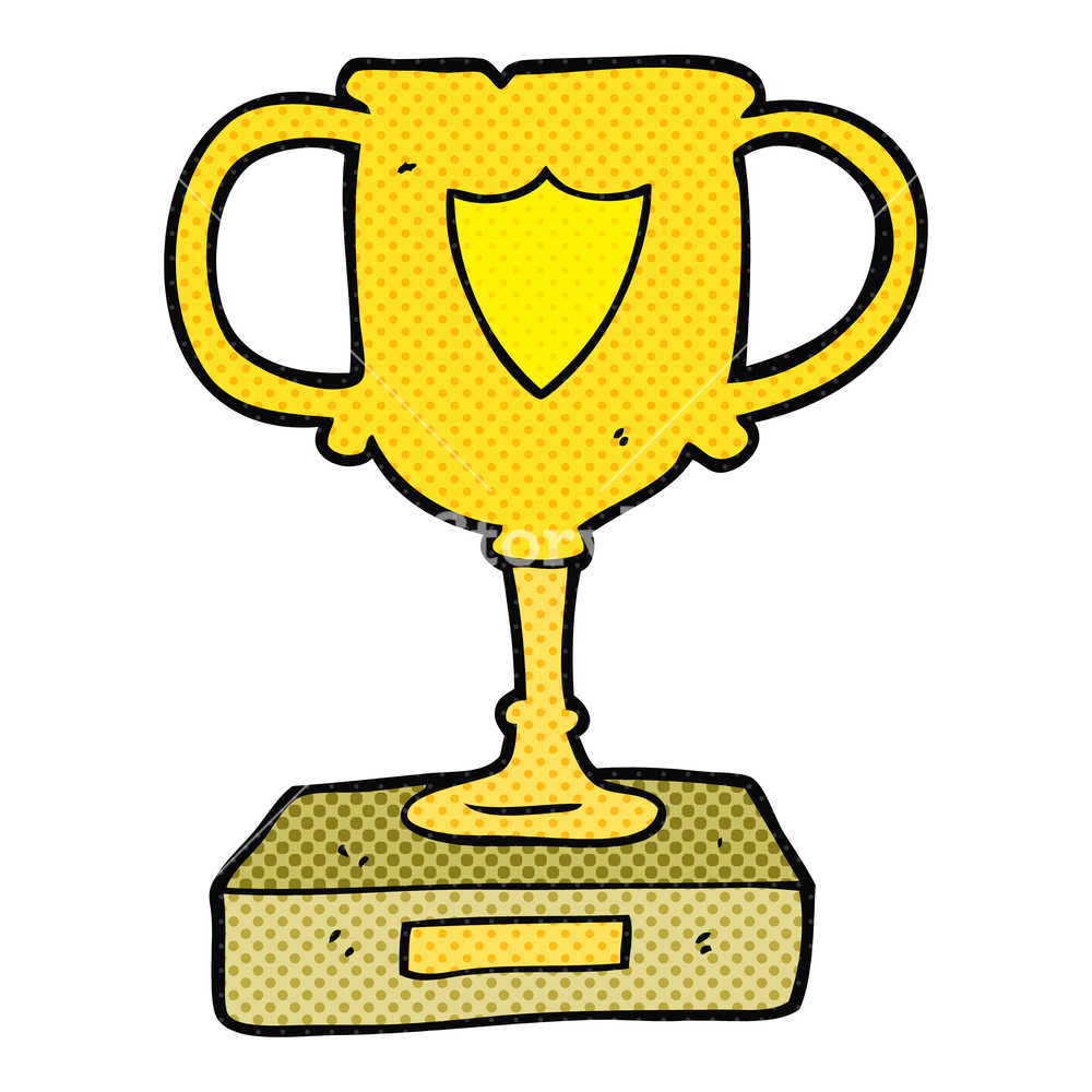 Freehand drawn cartoon trophy free stock image storyblocks jpg