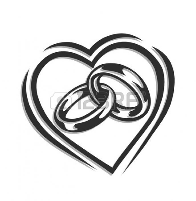 cartoon wedding ring Wedding ring drawing free download on jpg