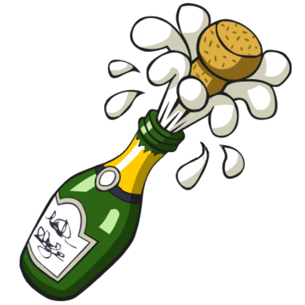 Ist popping champagne bottle free images at vector png