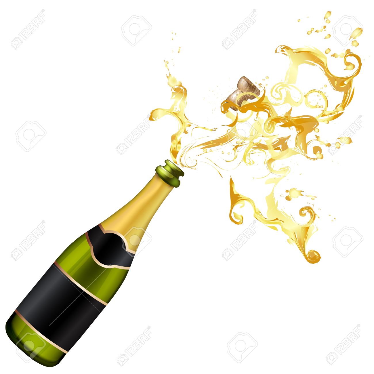 Champagne clipart cork pencil and in color champagne jpg