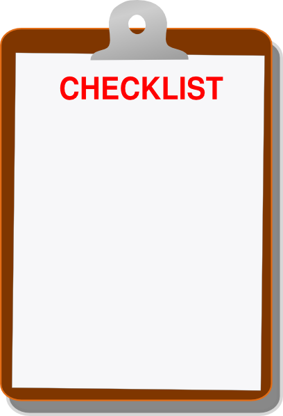 Free clipboard clipart image checklist clip art png