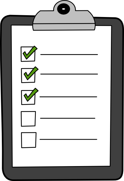 Clipboard checklist clipart clip art library png