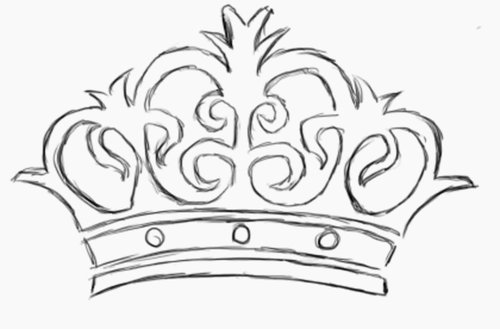Crown drawing tumblr google search on we heart it jpg