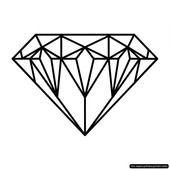 diamond drawing Drawing of a diamond art ideas prepossessing diamonds ...