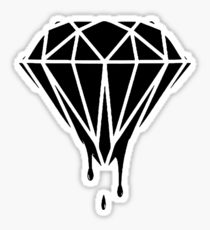 Dripping diamond drawing stickers redbubble jpg