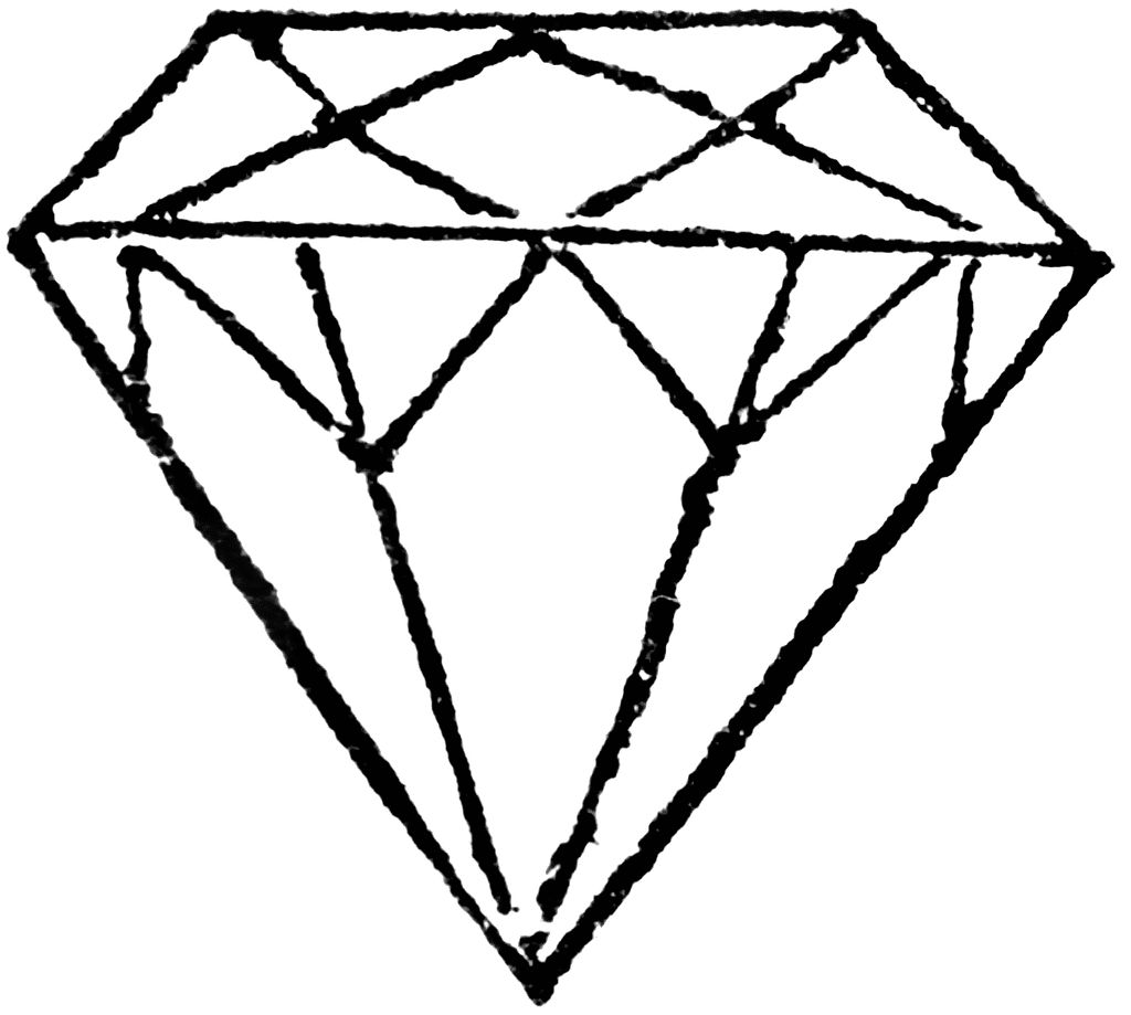 Diamond drawing clipart 9 gif