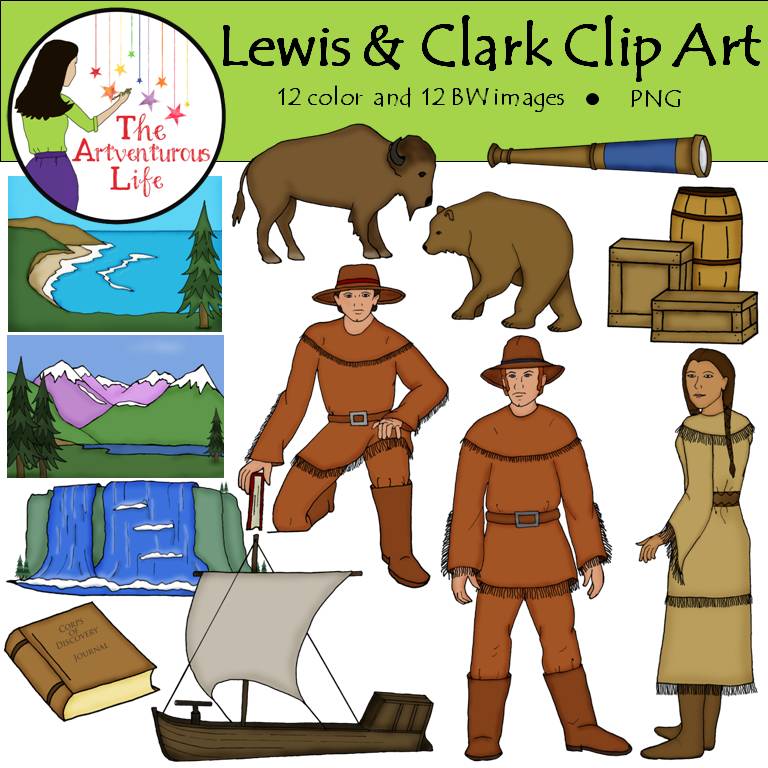 discovery Lewis and clark clip art biography project school jpg
