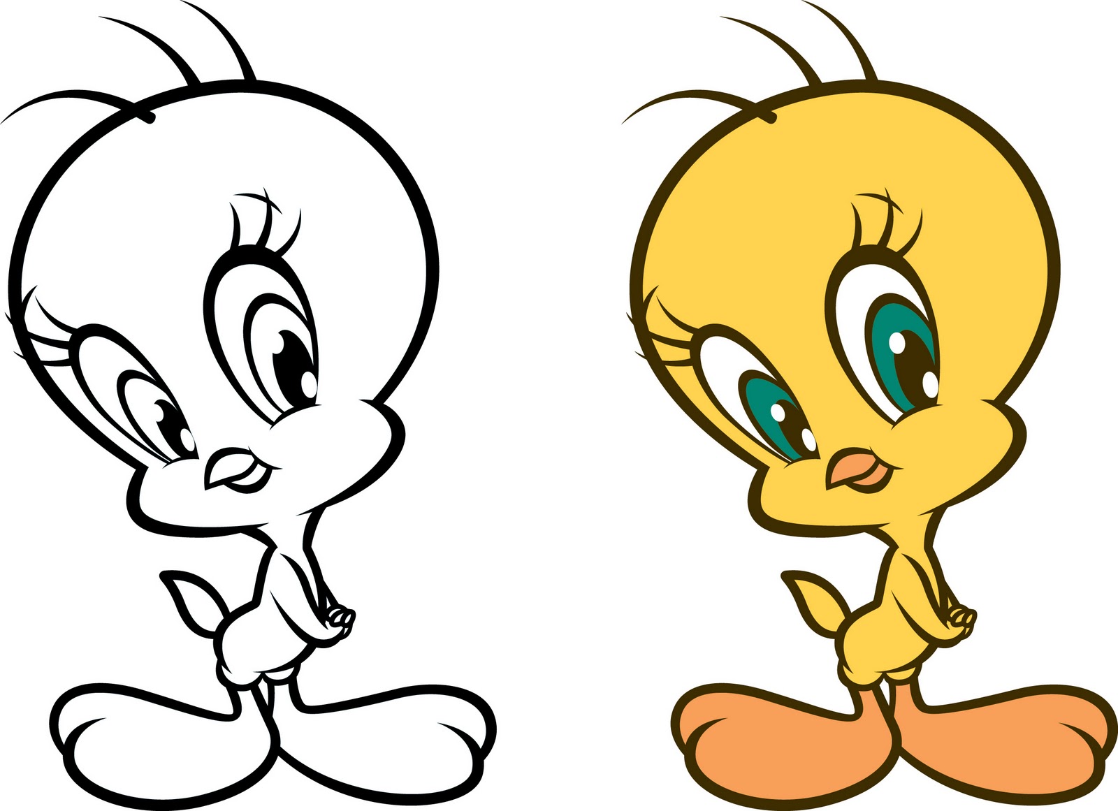 Easy to draw looney tunes characters clipart floor decs for jpg Clipartix