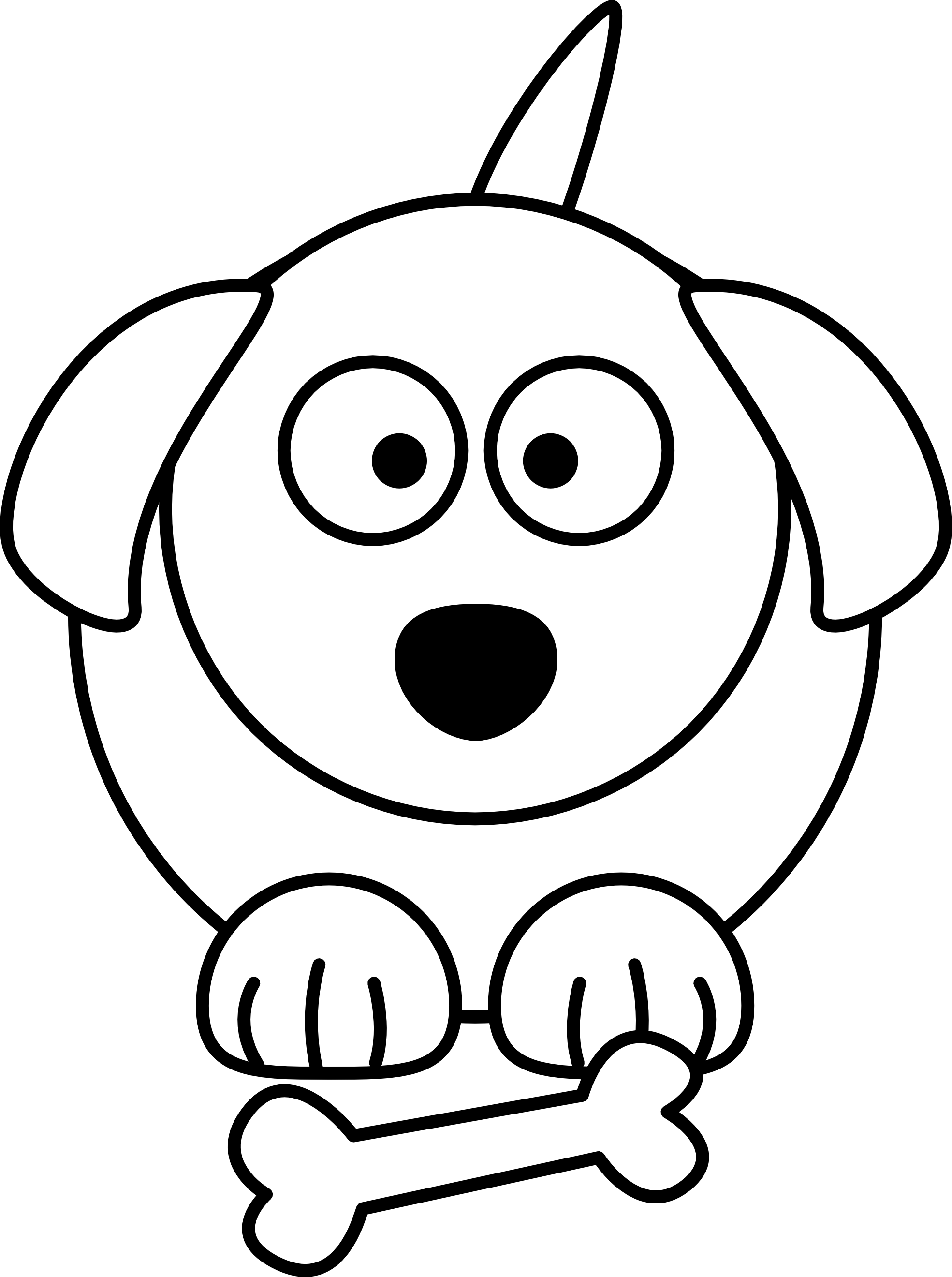 Dog clipart easy clipartxtras png
