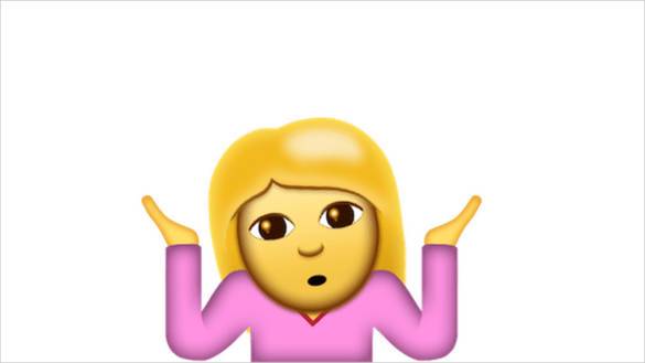 emoji transparent Shrugging emoji a perfect way to show carefree attitude jpg