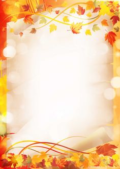 fall border Wooden fall background with leaves do pracy jpg