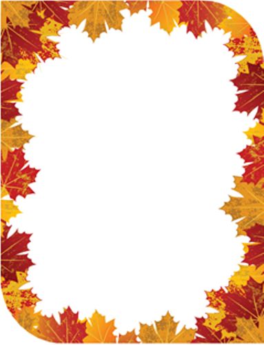 Fall border templates the leaves template free printable jpg