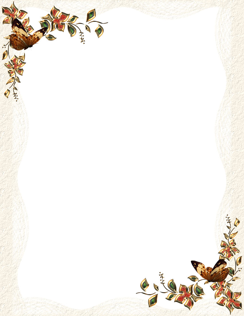 fall border Stationery border template jpg