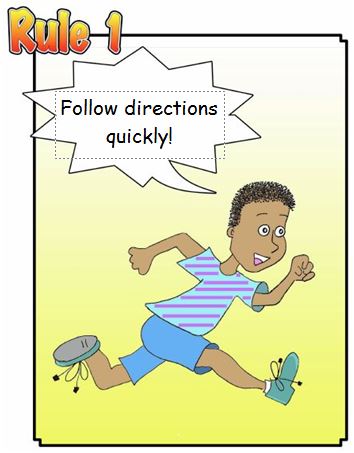 follow direction 5 rules the organizer jpg