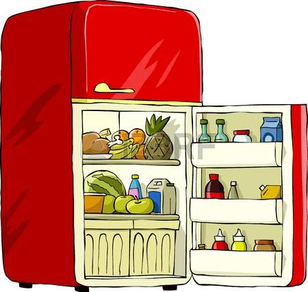 fridge Red clipart refrigerator pencil and in color red jpg