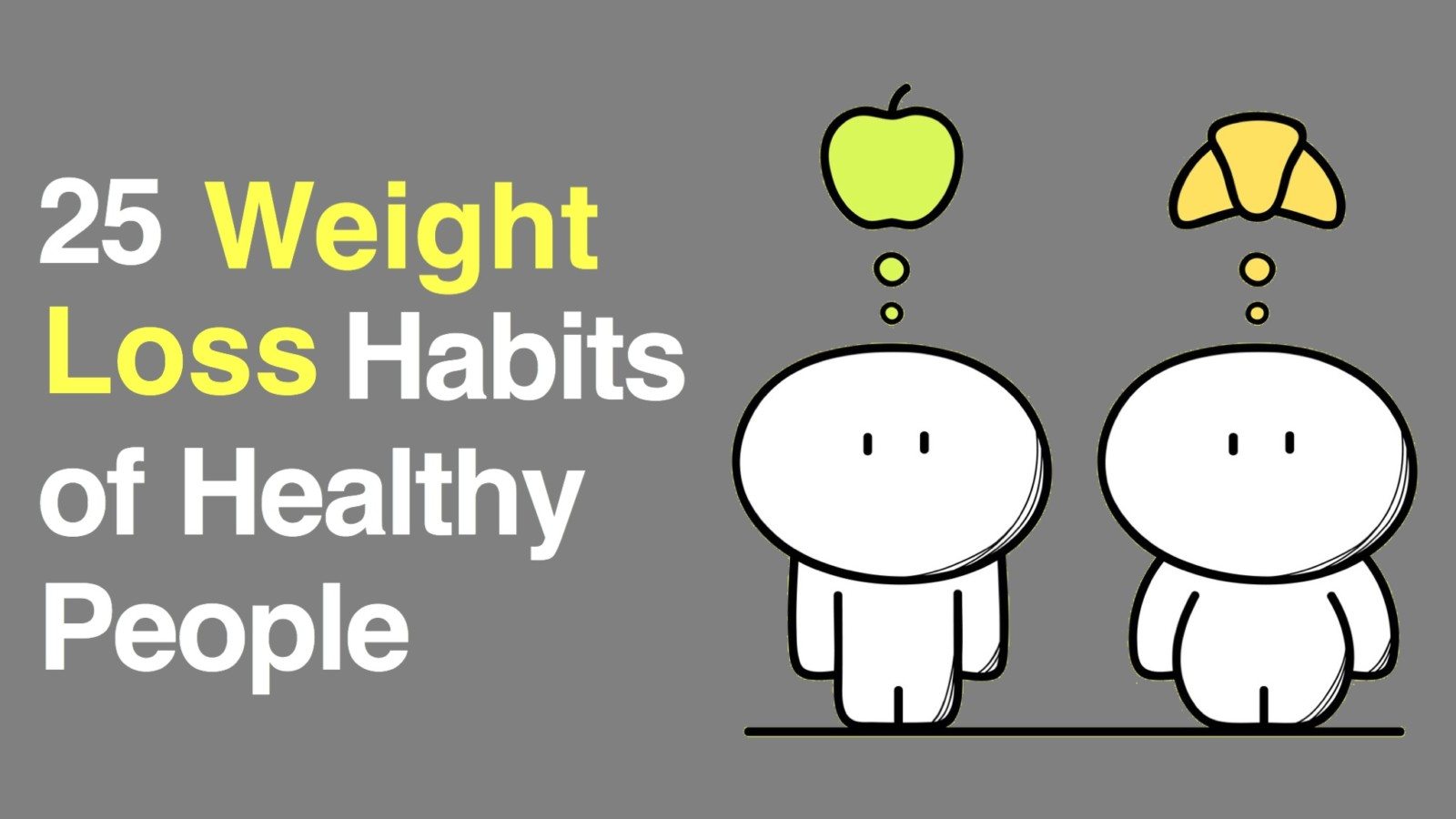 healthy people Weight loss habits jpg