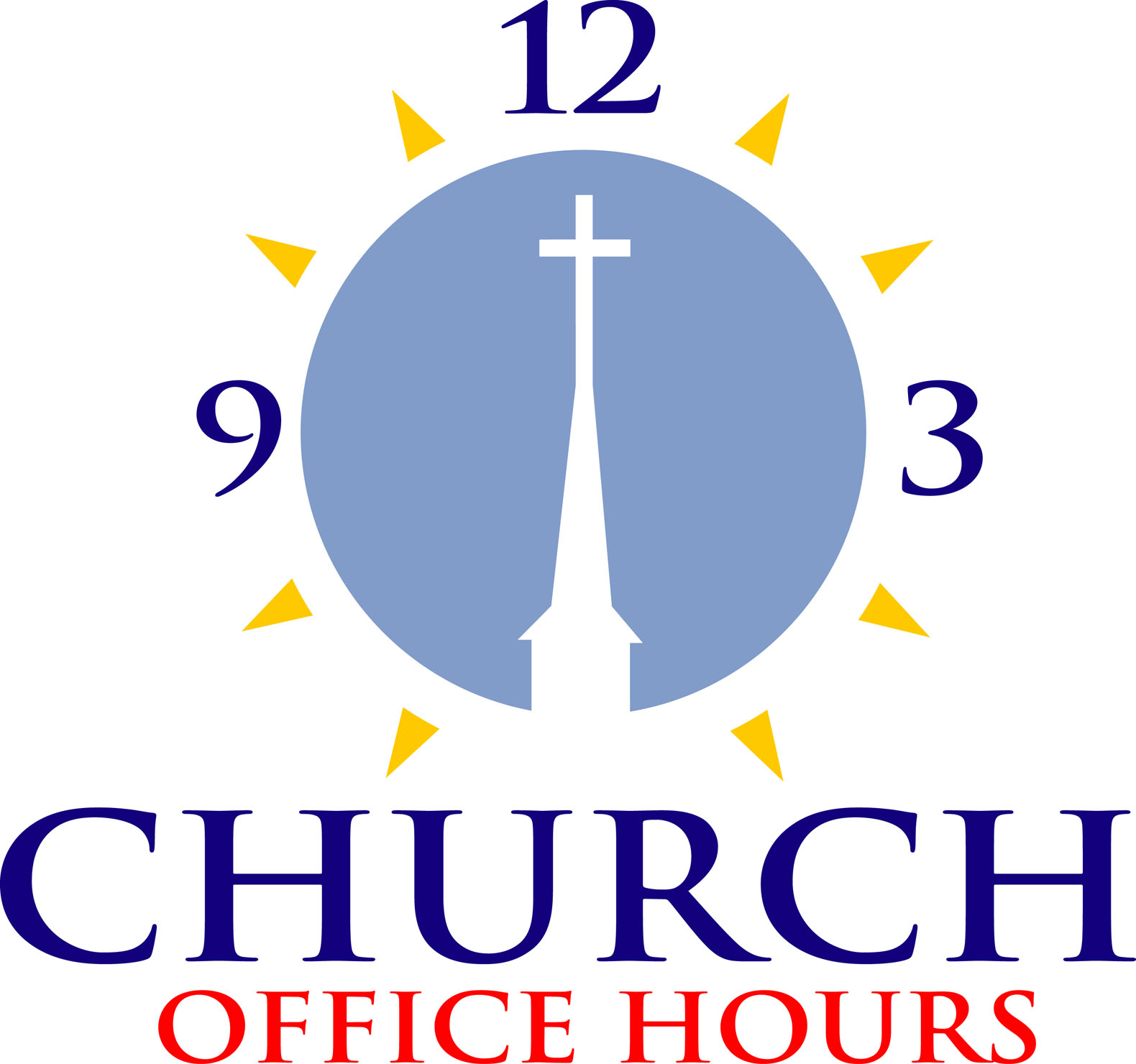 Church office hours clipart jpg