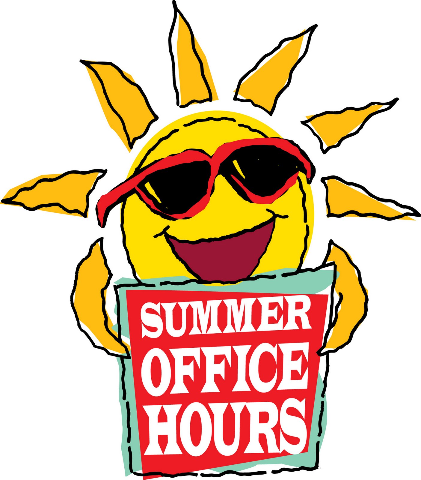Summer office hours clipart jpg