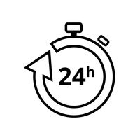 Hours icon vector image 4 stockunlimited jpg