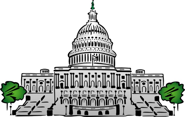 American flag clipart legislative branch pencil and in color jpg